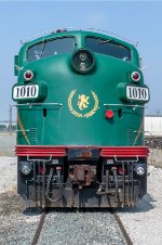 RPCX 1010, EMD F9HA ex BO F7A 937, RailCruise America Excursion Train at KCS Knoche Yard 